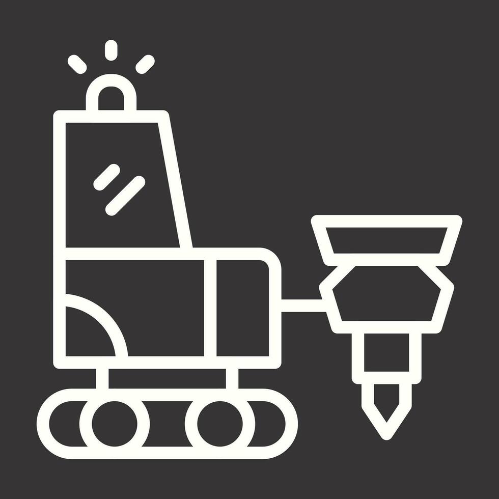 Drilling Machine Vector Icon