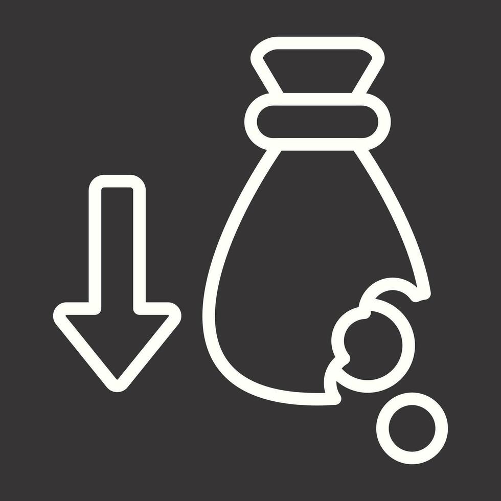 Financial Loss Vector Icon
