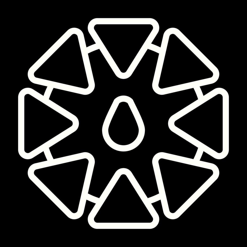 Color Wheel Vector Icon
