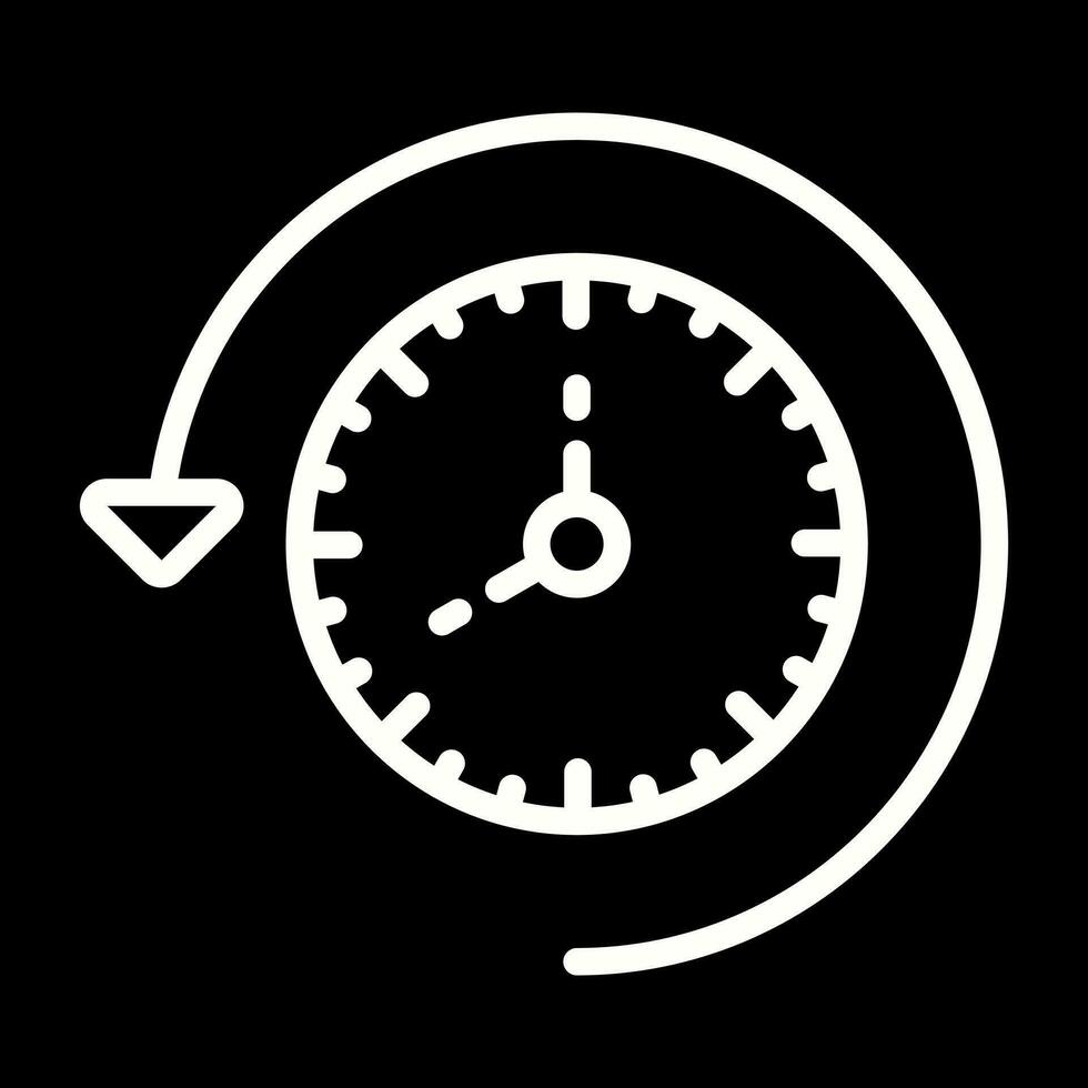 Time Past Vector Icon