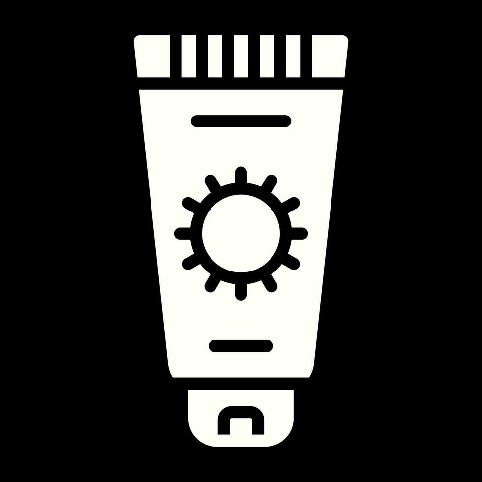 Sunscreen Vector Icon