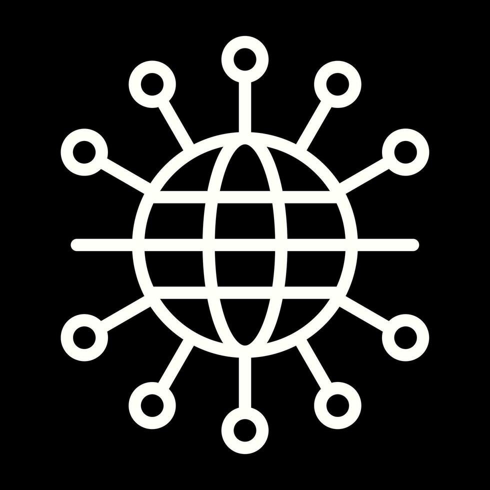 Network Topology Vector Icon