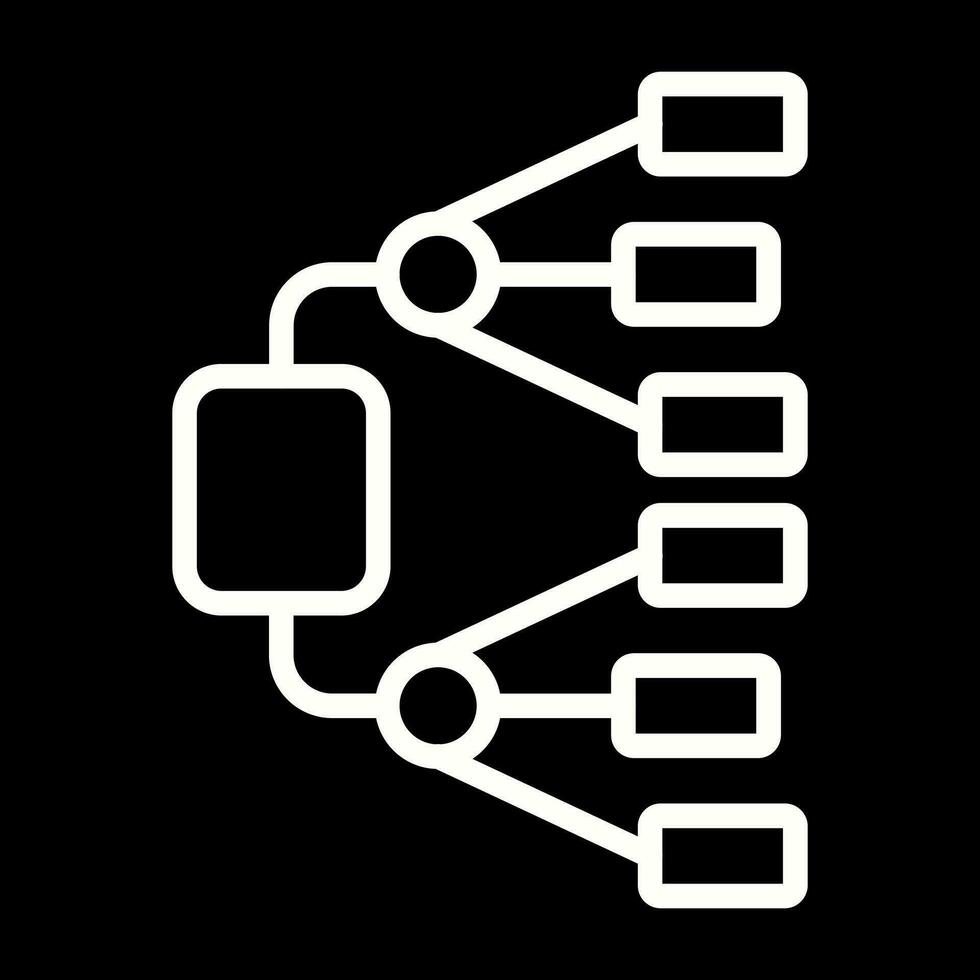 Network Diagram Vector Icon