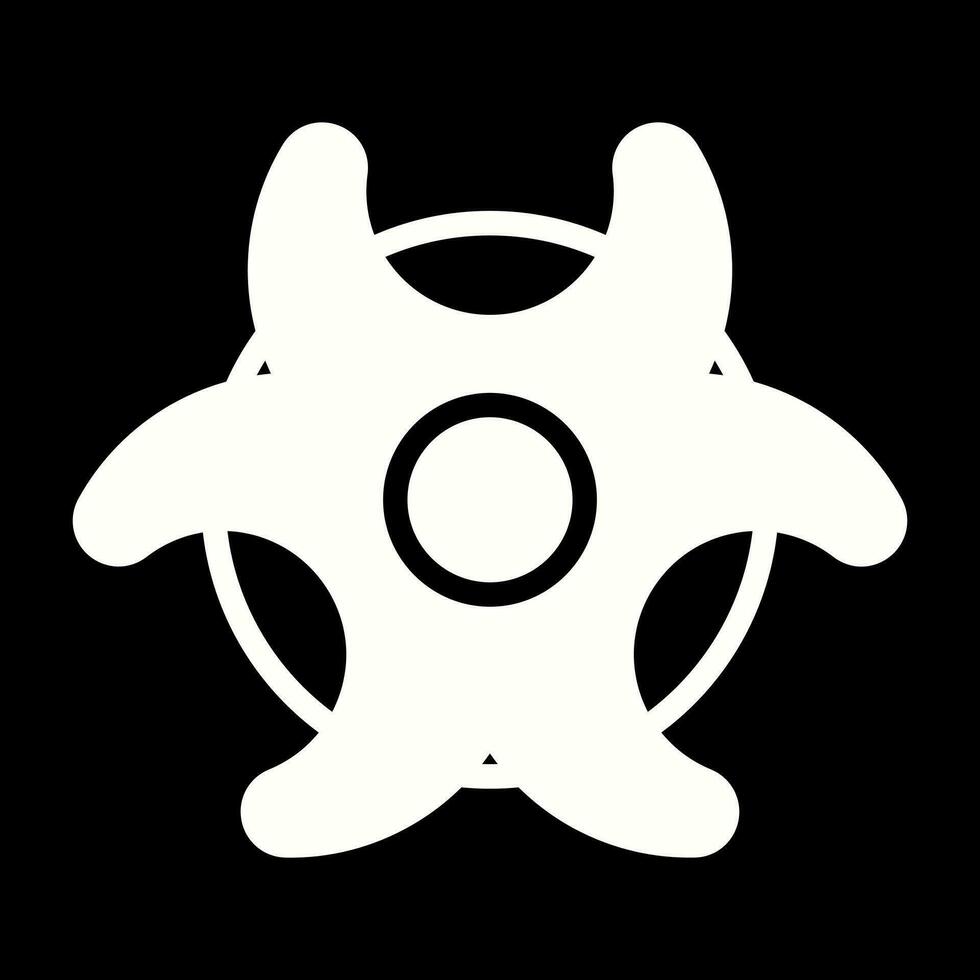 Biohazard symbol Vector Icon