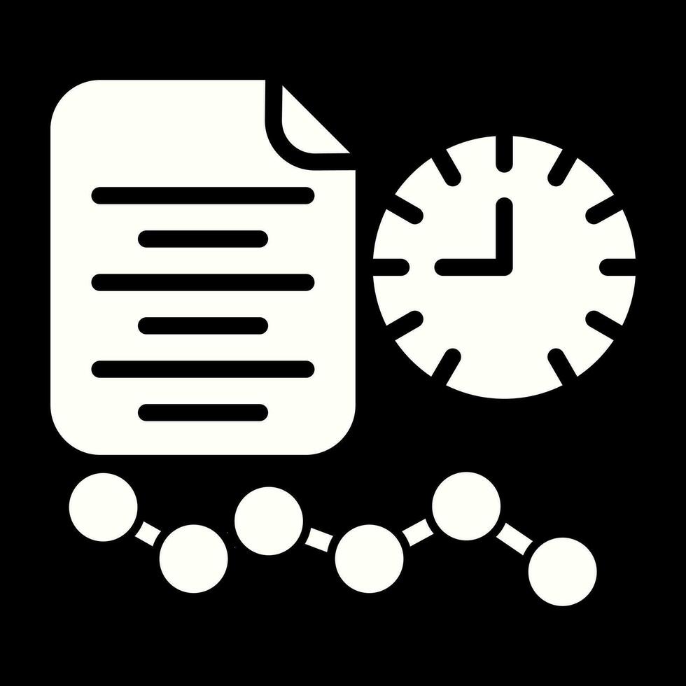 Time Series Analysis Vector Icon