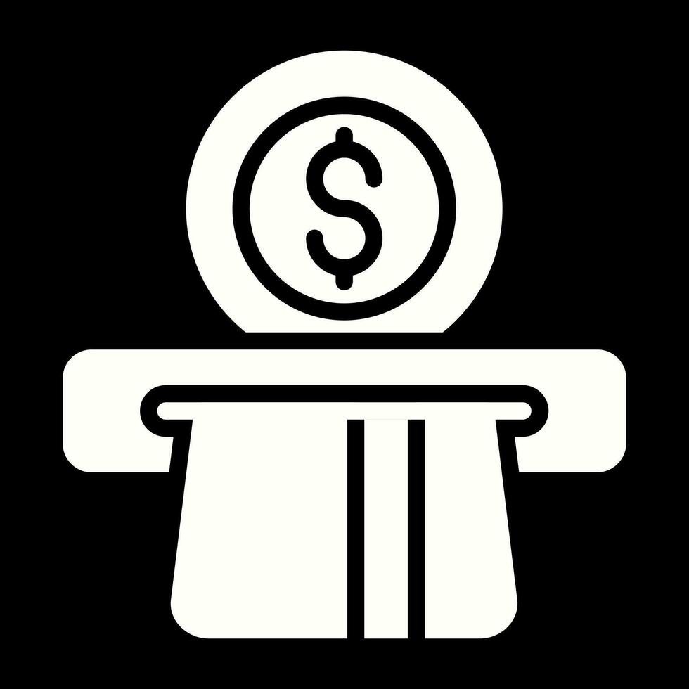 Automated Teller Machine Vector Icon