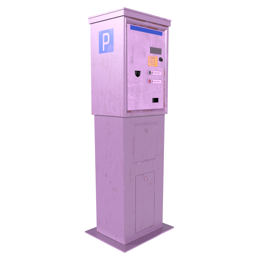 3d Rendering Of Parking Meter 28034969 PNG