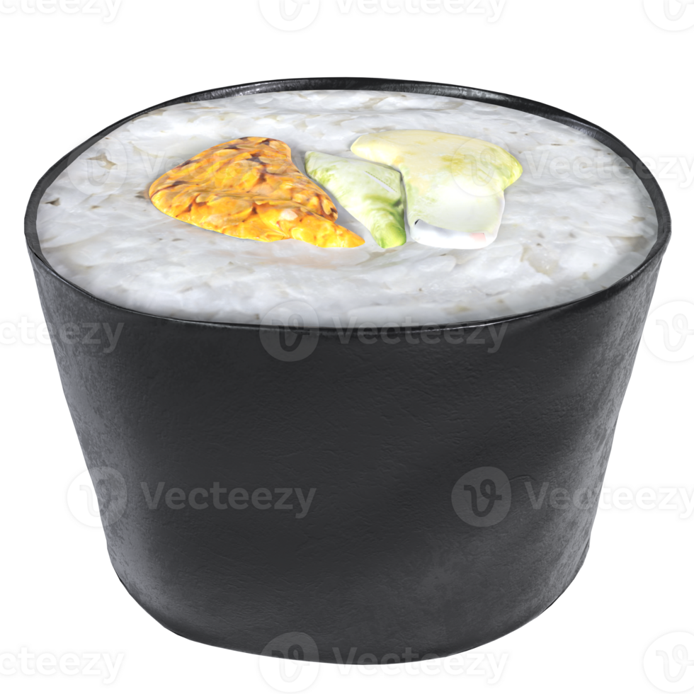 3d Rendering Of Sushi Food png