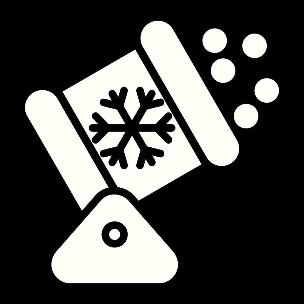 nieve máquina vector icono