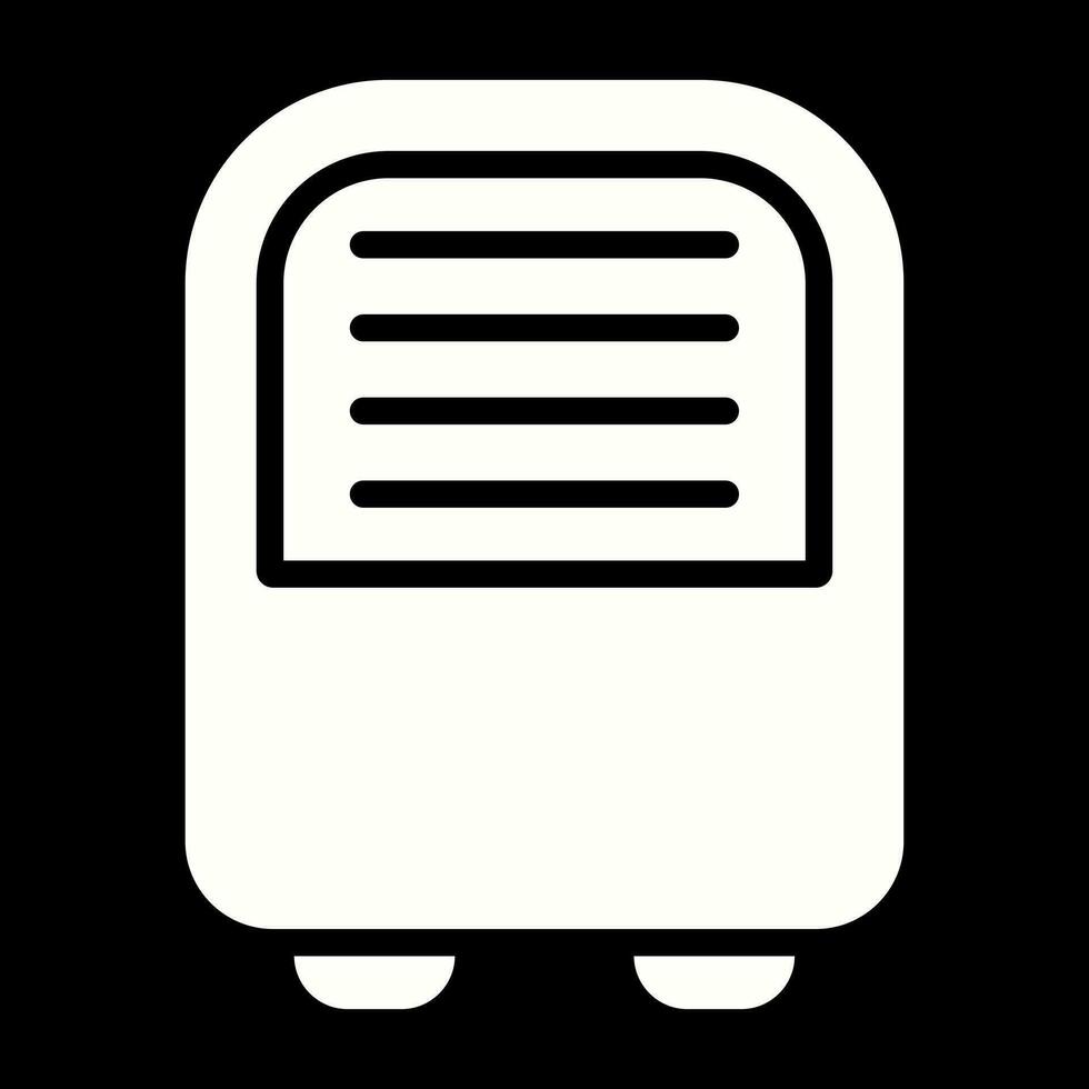 Portable Air Conditioner Vector Icon