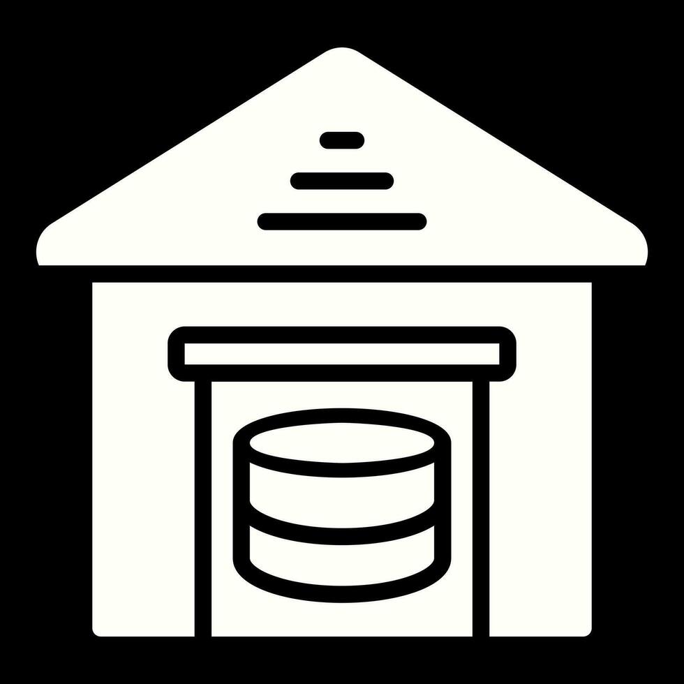 icono de vector de almacenamiento de datos