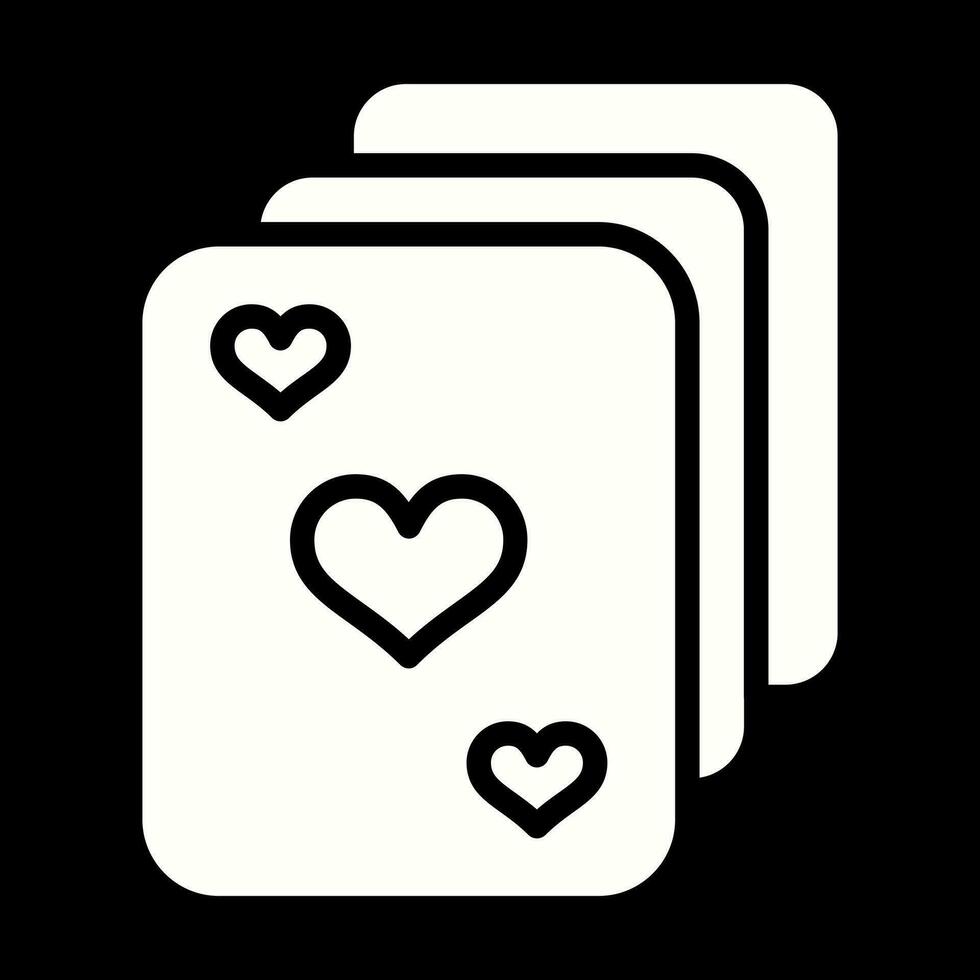 tarjeta juego vector icono