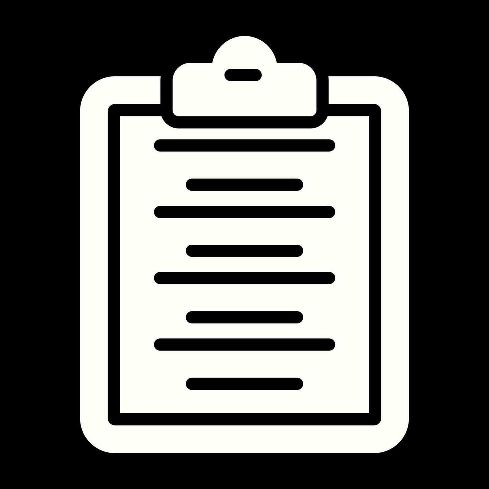 Writing Pad Vector Icon
