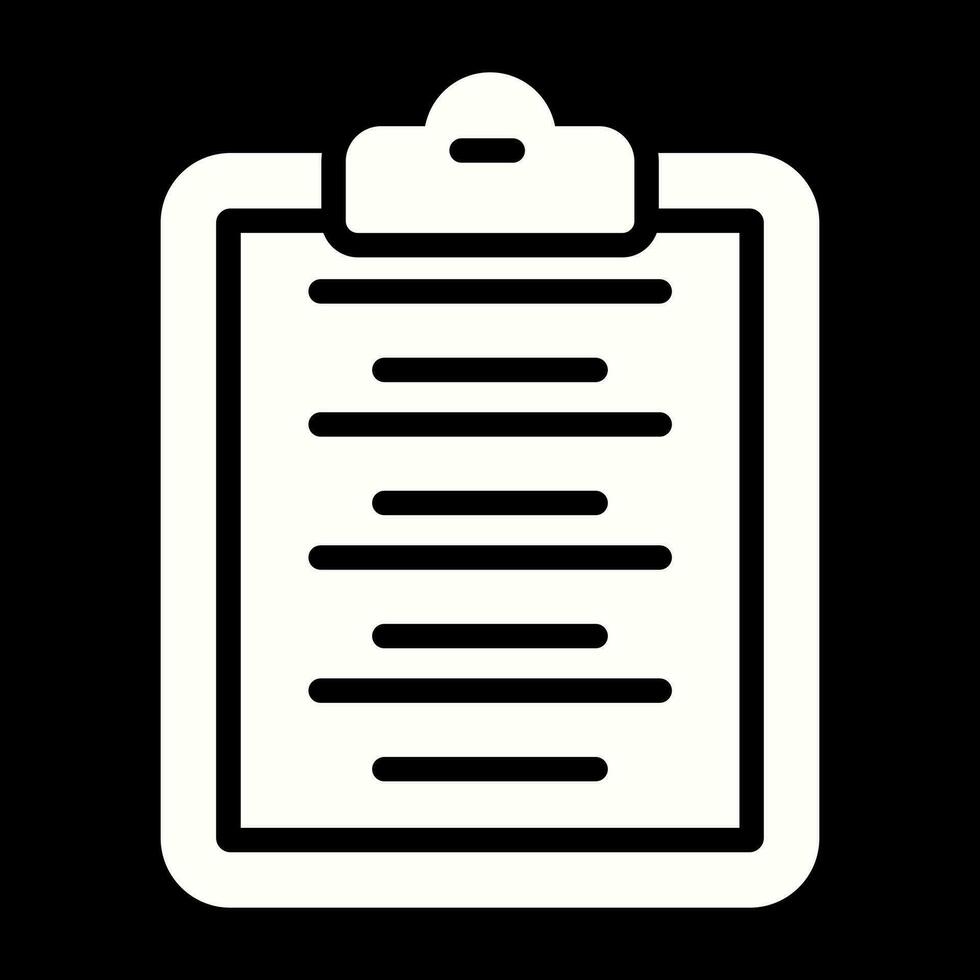 Writing Pad Vector Icon