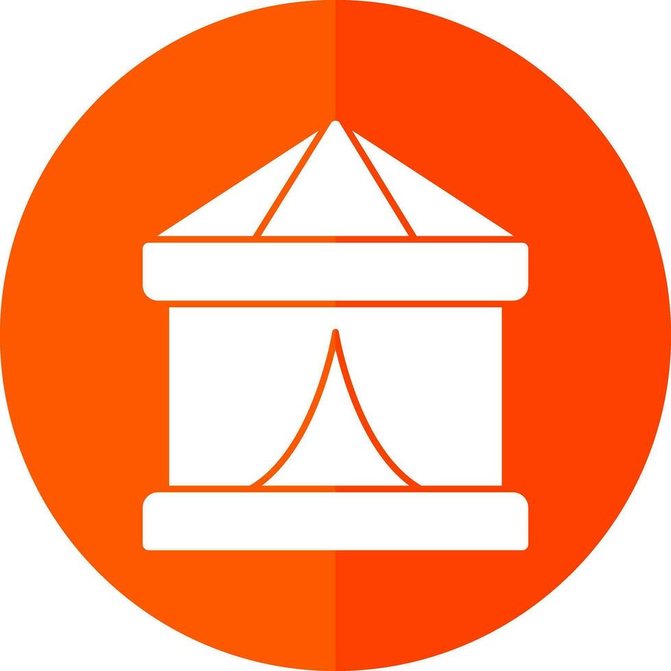 Circus Tent  Vector Icon Design