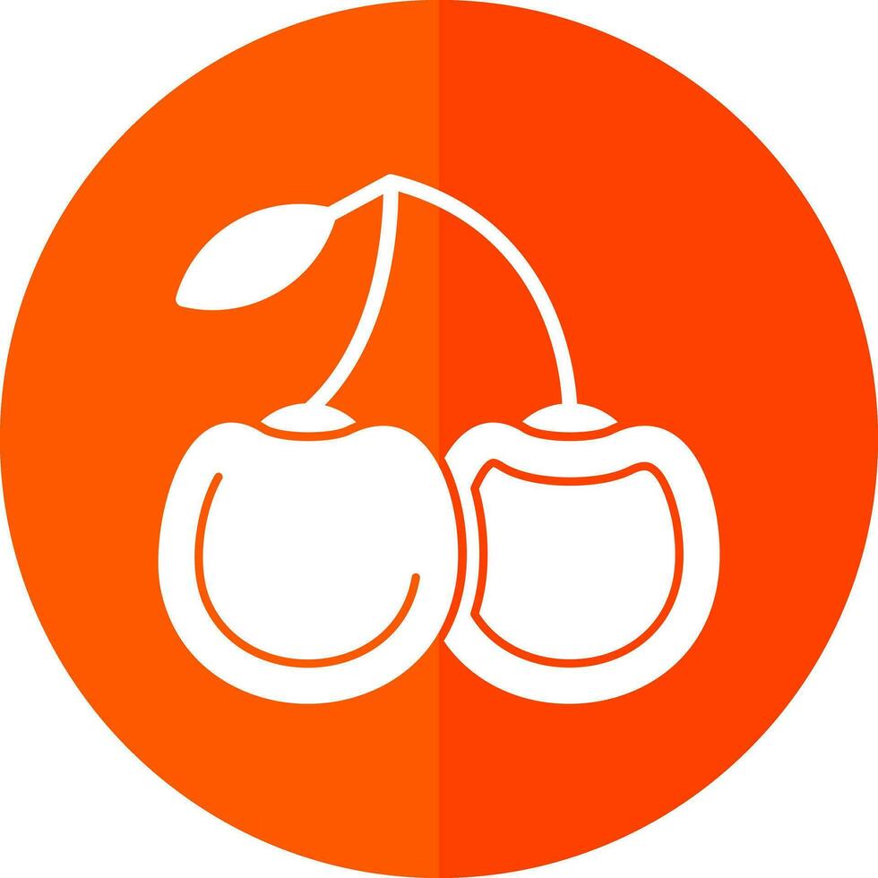 Cherries Vector Icon Design