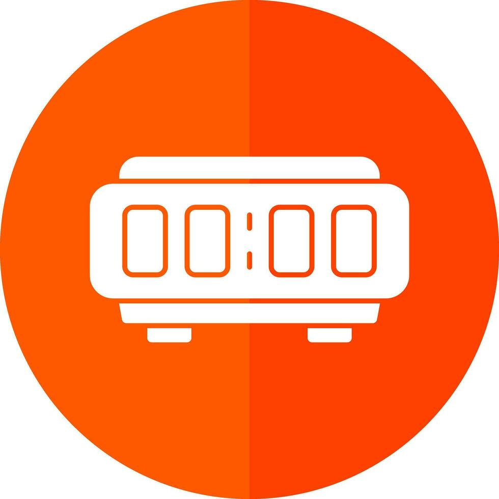 Digital Alarm Clock  Vector Icon Design
