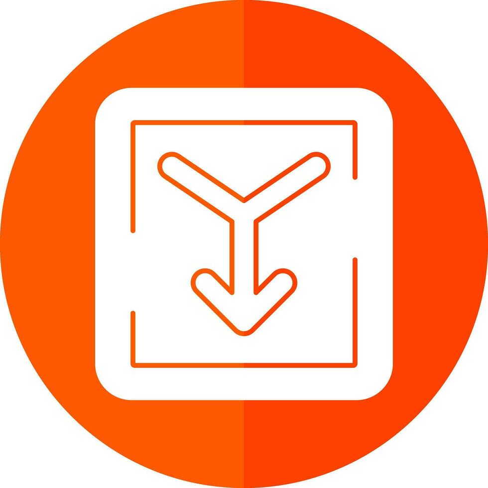 Merge Vector Icon Design