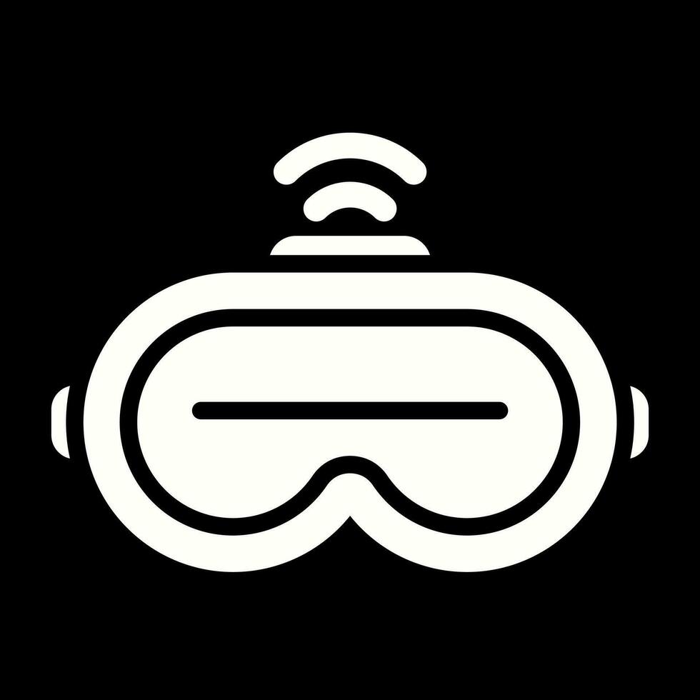 Augmented Reality Headset Vector Icon