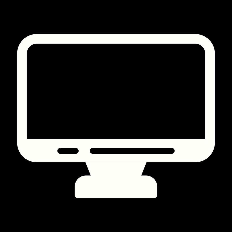 monitor de icono de vector