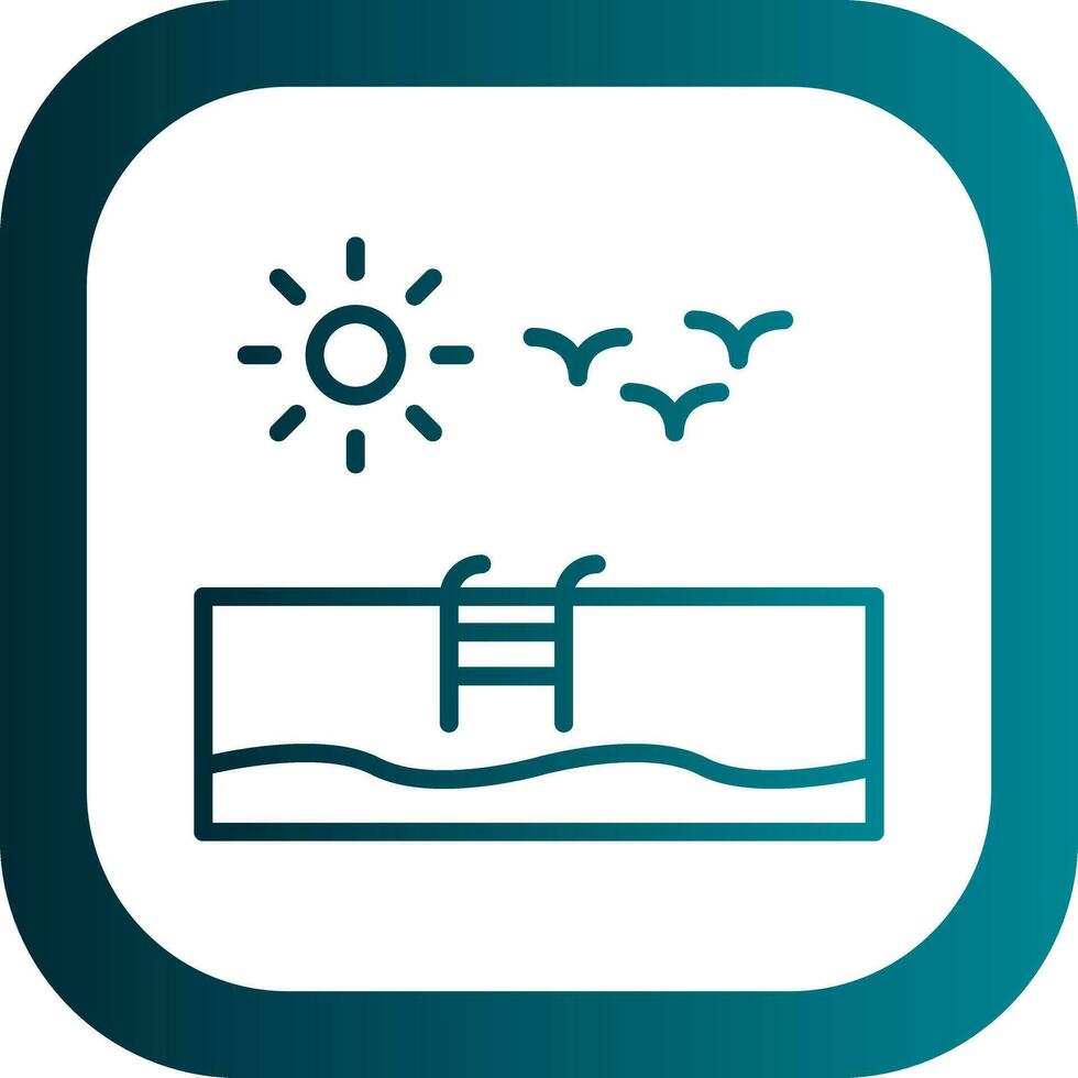 Swimming Pool  Vector Icon Design