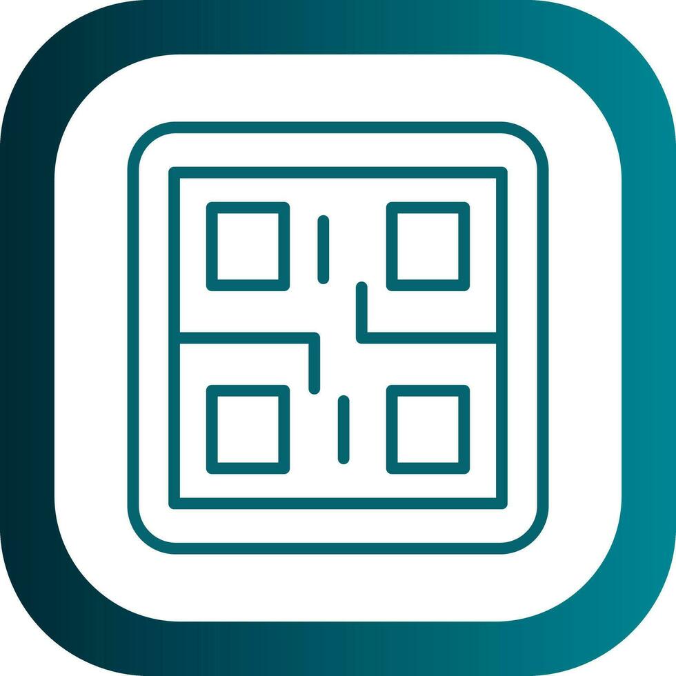 Qr Code  Vector Icon Design