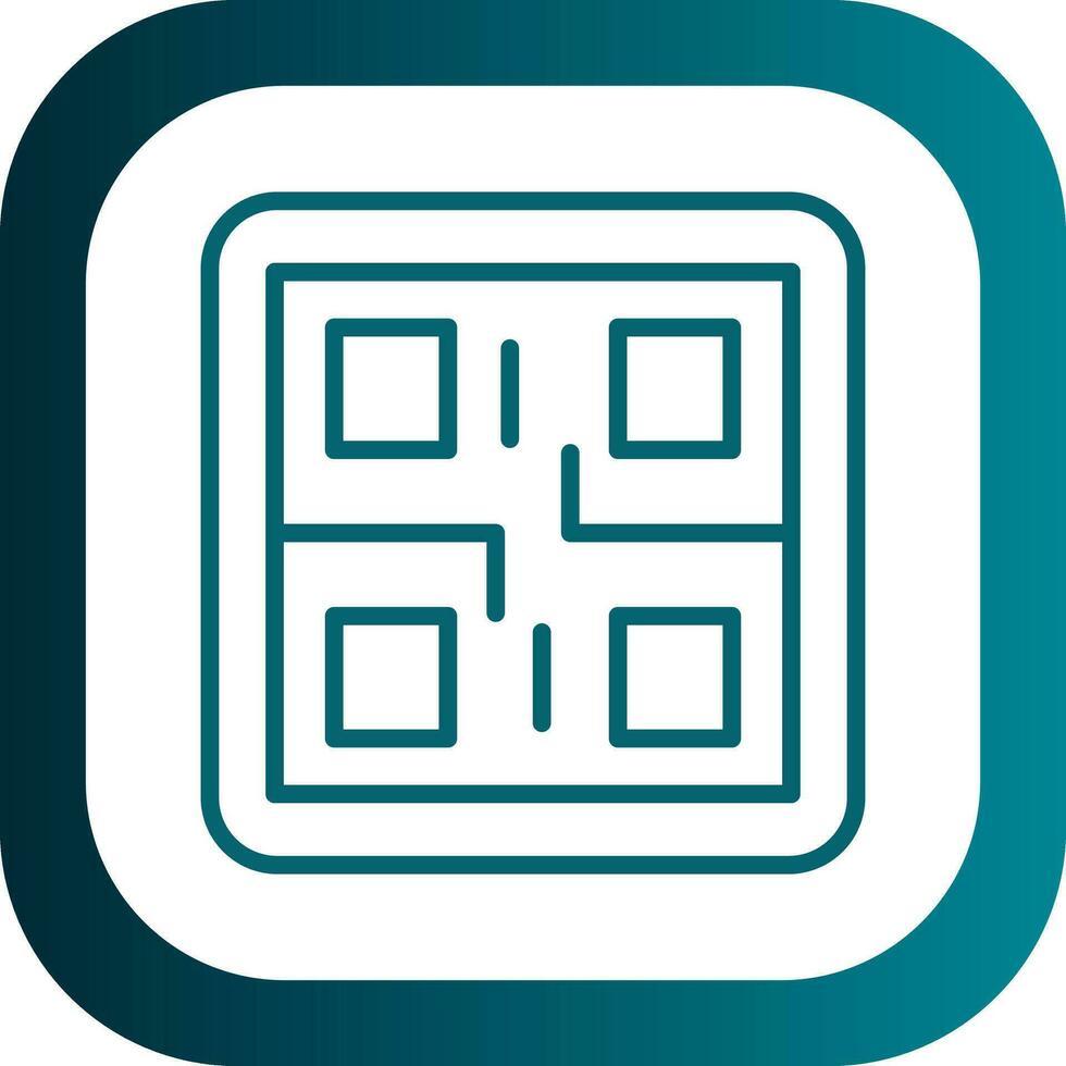 qr código vector icono diseño