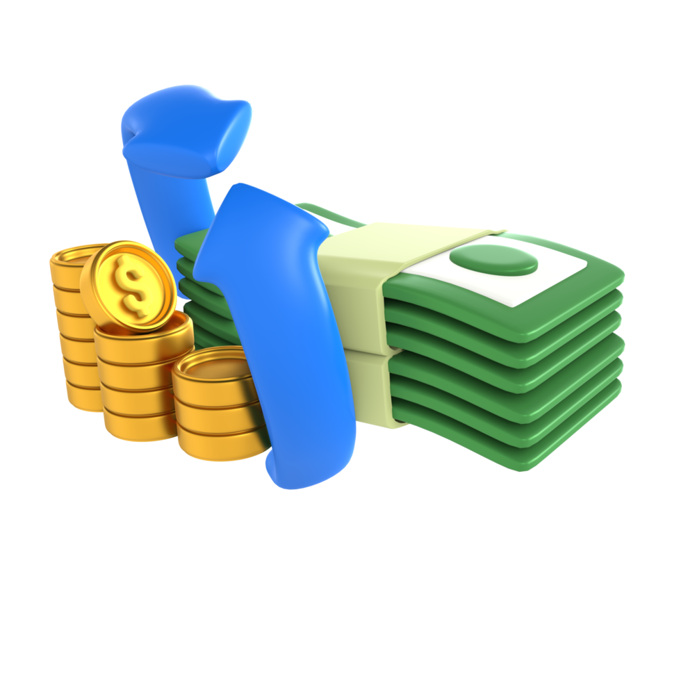 dinero intercambiar financiero tecnología 3d icono hacer png