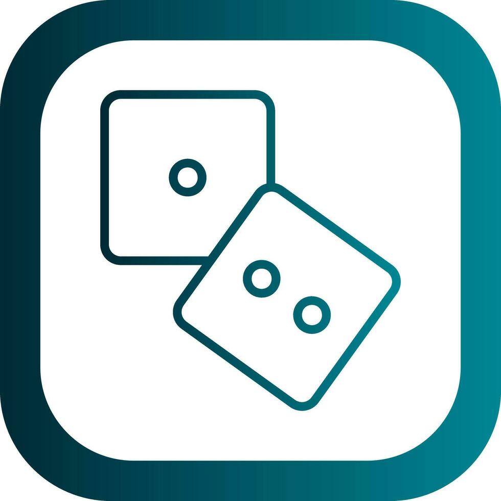 Dices  Vector Icon Design