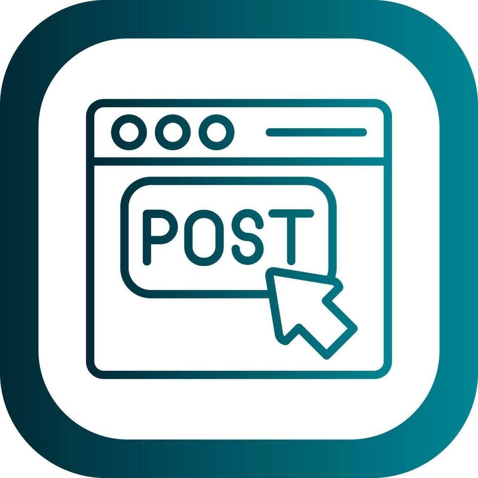 Post  Vector Icon Design