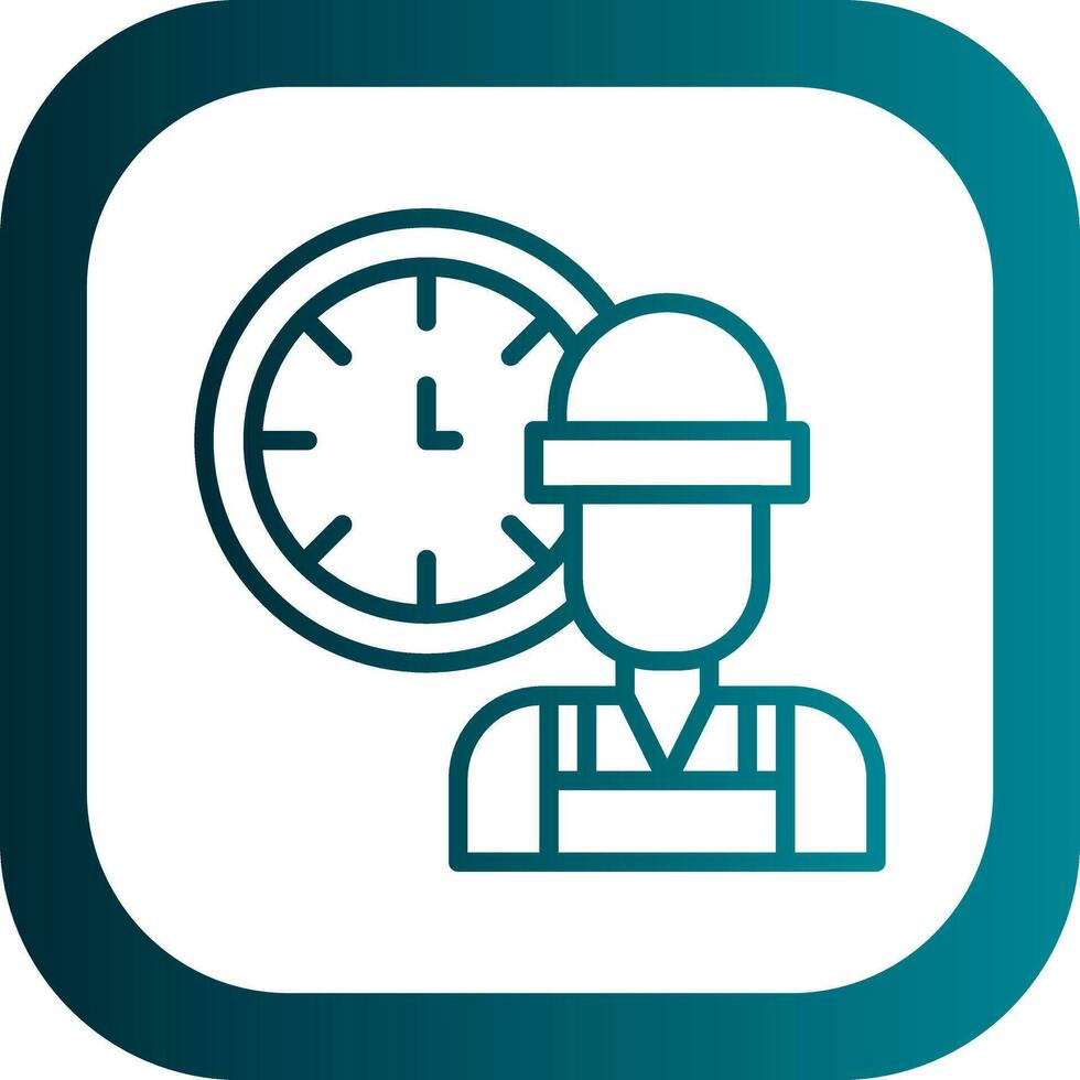 Working Hours  Vector Icon Design
