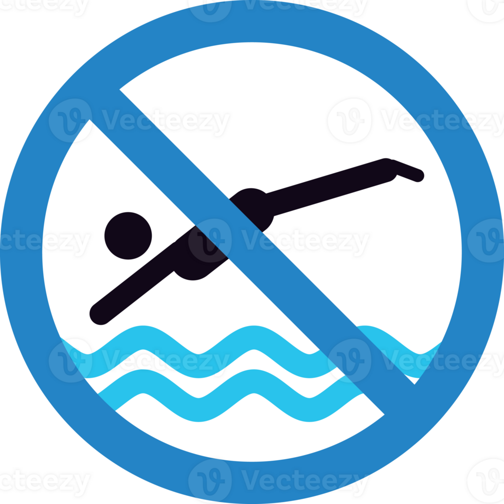 Icon and symbol for pool. Swimming pool rules. png