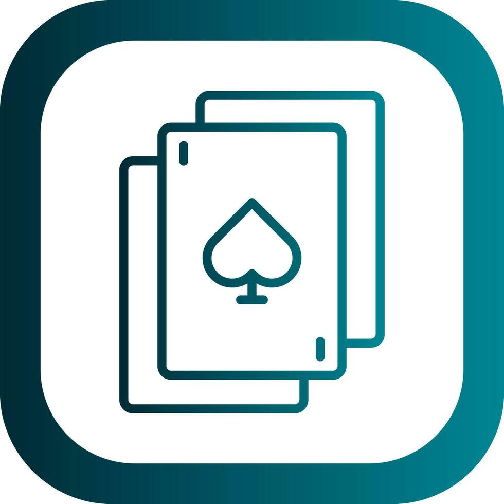 Playing Card  Vector Icon Design