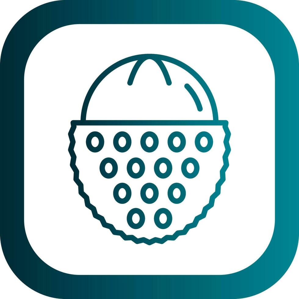 Lychee Vector Icon Design