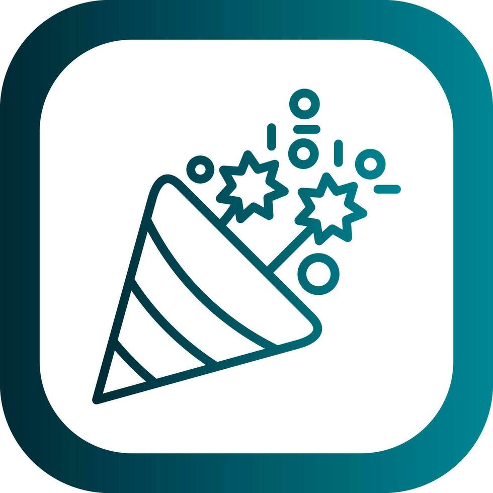 Confetti  Vector Icon Design