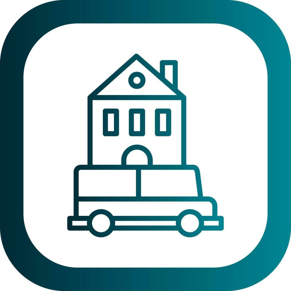 Shuttle Vector Icon Design