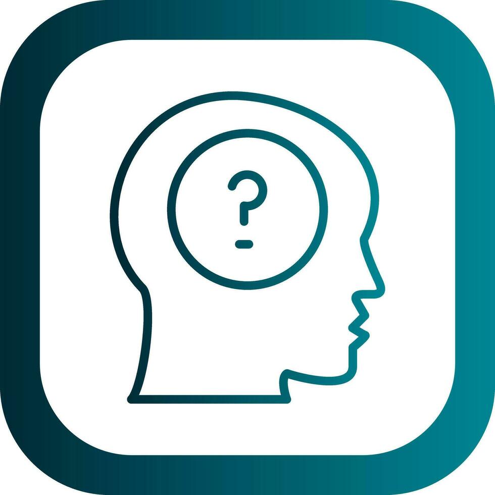 Mental Disorder Vector Icon Design