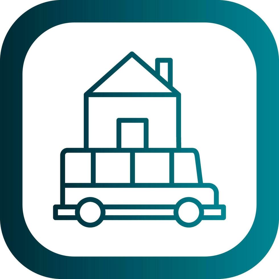 Shuttle Vector Icon Design