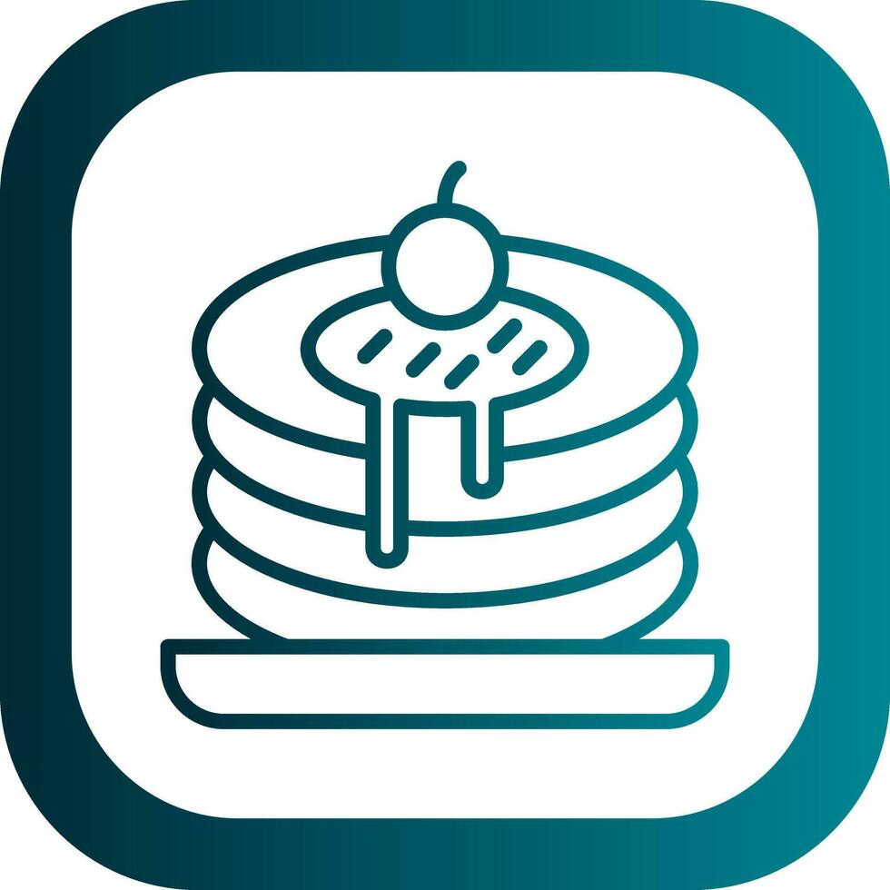 Pancakes Vector Icon Design