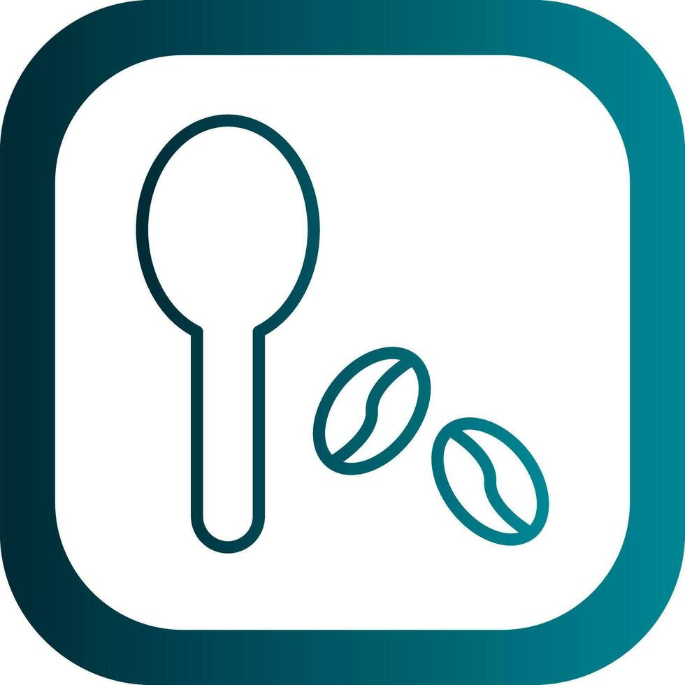 Coffee Beans Vector Icon Design