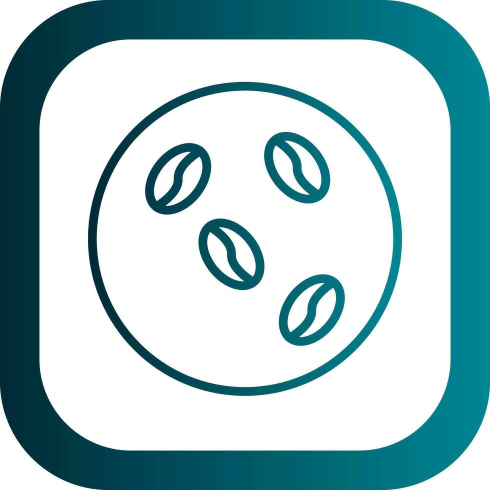 Coffee Beans Vector Icon Design