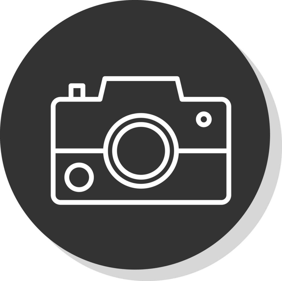 Photo Camera  Vector Icon Design