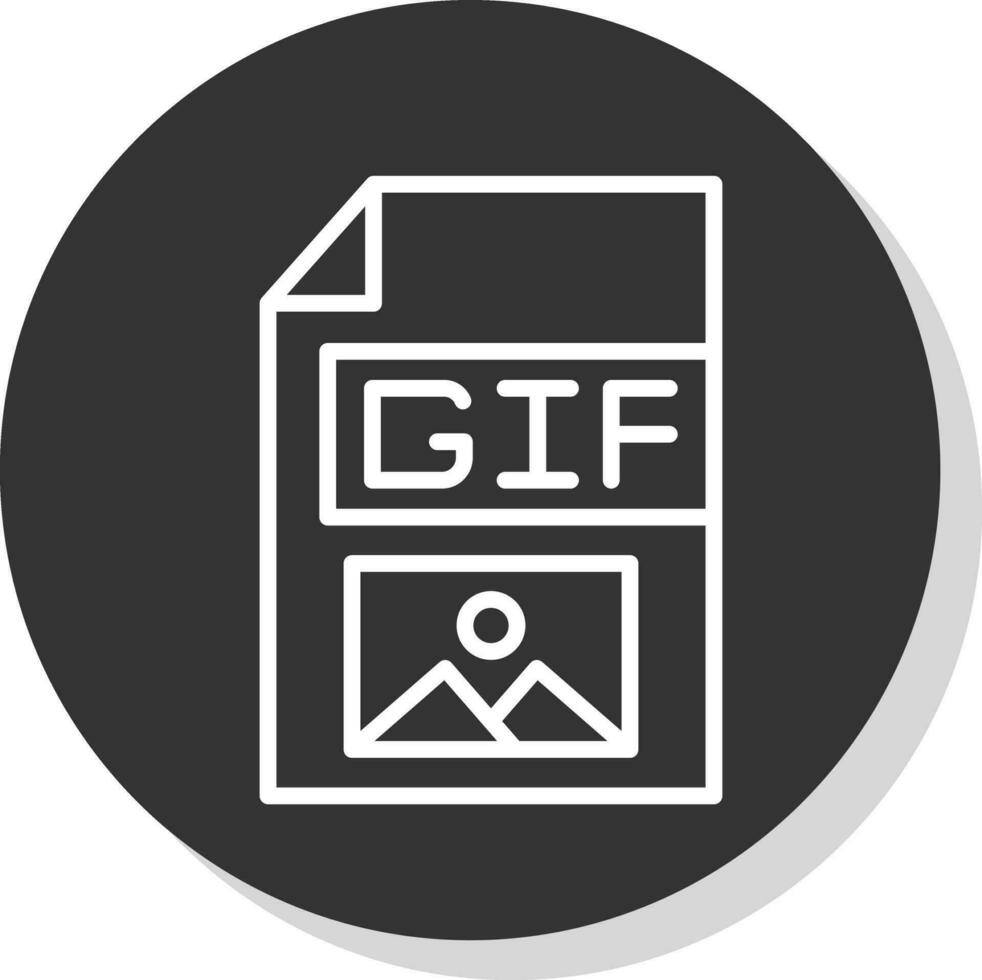 gif vector icono diseño