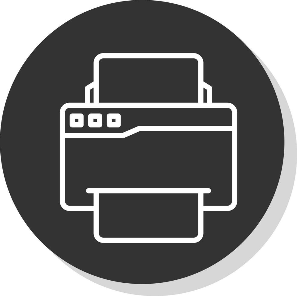 Printer  Vector Icon Design