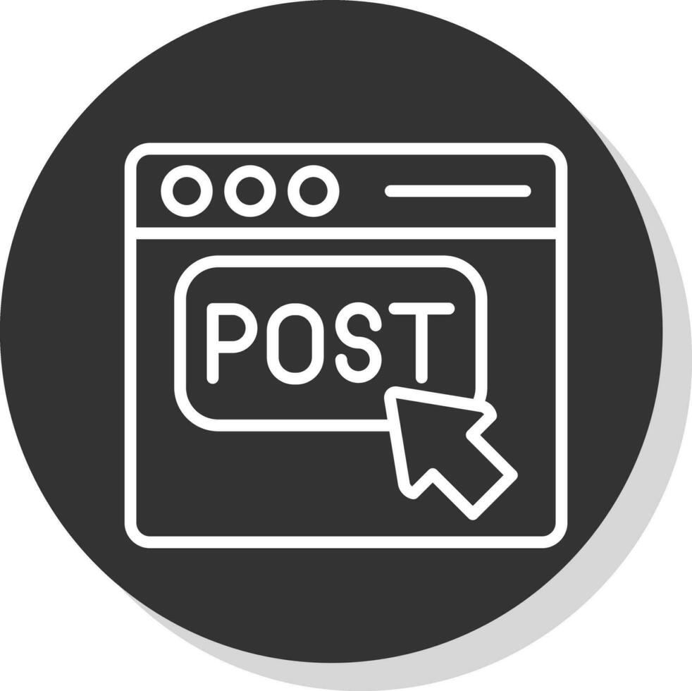 Post  Vector Icon Design