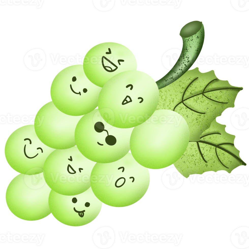 Funny character grape png