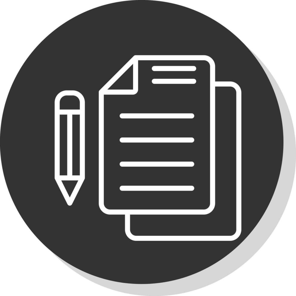 Contract Vector Icon Design