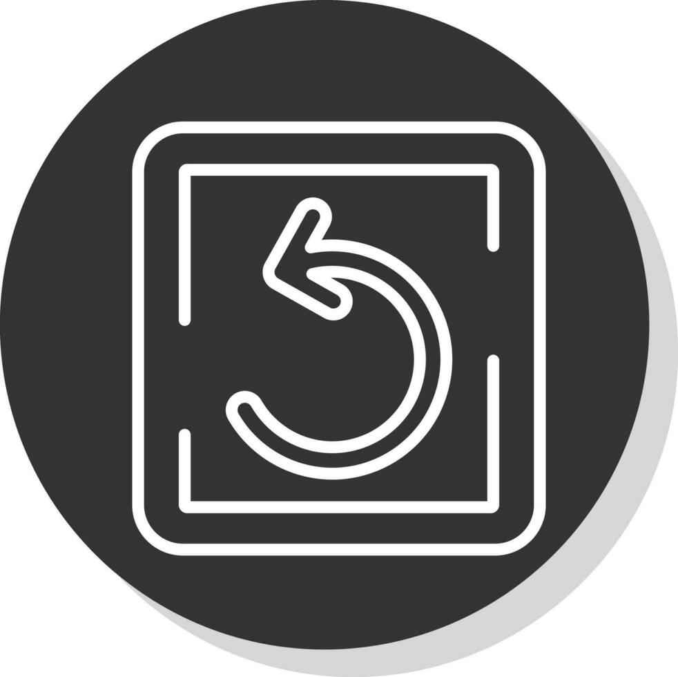 Undo Vector Icon Design