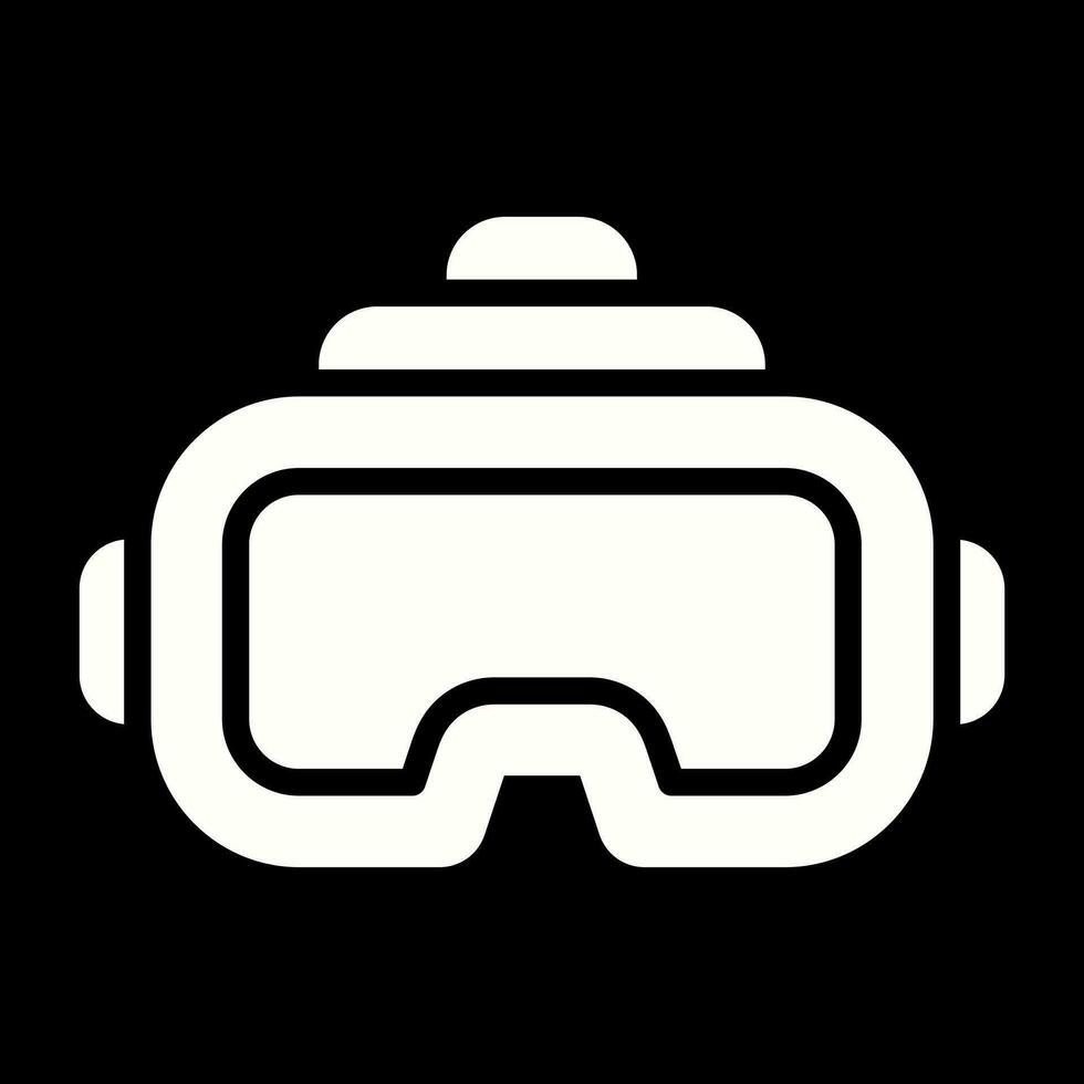 Virtual Reality Headset Vector Icon