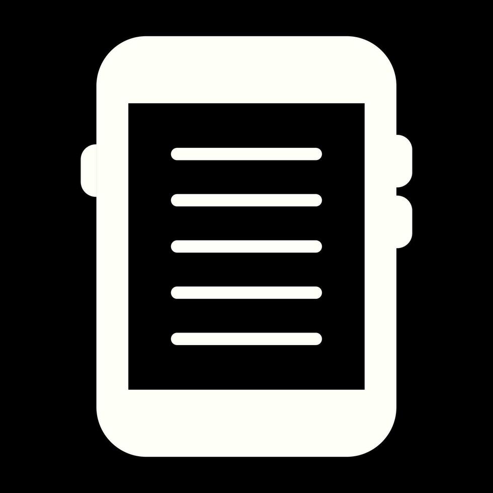E-reader Vector Icon